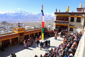 Chief Secretary Ashish Kundra attends Leh Dosmochey Festival, Witnesses Traditional Mask Dance at Leh Palace.