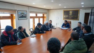 ADC Leh, Ghulam Mohd, JKAS, chaired a meeting on 20.02.2026 in the VC Room of the DC Office, Leh, to review and finalize arrangements for the ongoing holy month of Ramadan 2026.