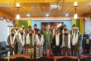 Statehood Day of Arunchal Pradesh & Mizoram celebrated with full fervour at Lok Niwas Ladakh.