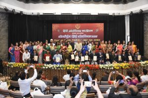 LG Kavinder Gupta Highlights Hindi’s Global Rise at International Hindi Olympiad 2026, Felicitates Achievers in New Delhi.