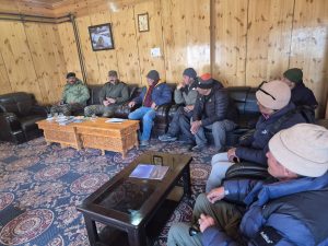 EC Kacho Feroz Chairs Meeting to Resolve Public Concerns Over Shargole–Kanoor Road Widening Project.