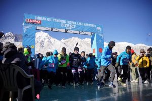 Pangong Frozen Lake Marathon 2026 – Day 2.