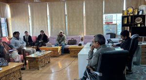 DC Kargil reviews attendance of staff in health institutions, discusses other issues.