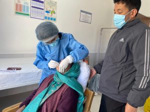 CHC Khaltse Organises Mobile Medical Unit (MMU) Camp at Village Beema.