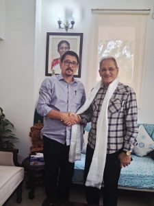 Delegations call on Lt Governor Ladakh.