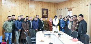 UT Administration Ladakh bids farewell to Outgoing Administrative Secretary Michael M. D' Souza.