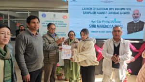 HPV Vaccination Programme Launched in UT Ladakh in Line with National Initiative to Prevent Cervical Cancer.