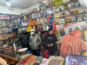 COTPA Enforcement Drive in Kargil Market: Inspection Team Issues Challans, Warns Against Tobacco Violations.