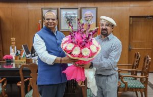 CEC Kargil Meets Newly Appointed Lieutenant Governor Vinai Kumar Saxena; Discusses Developmental Agenda.