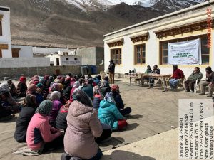 Training camp on Natural and Organic Farming was successfully organized at Khardong village under the Agricultural Technology Management Agency (ATMA) scheme.