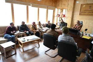 ADC Kargil Chairs Meeting on Preparation of Draft District Disaster Management Plan.