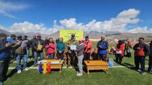 Women’s Day Celebrated with Mass Participation Sports Event at Astro Turf Ground, Kargil.