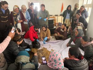 Report on Training-cum-Demonstration Programme on Mushroom Cultivation at Ama Tsokspa, Diskit Village