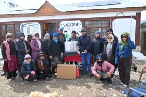 EC Tashi Inspects Tehsil Library Zanskar, Directs Early Shift to New Building.