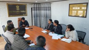 ADC Leh Chairs Meeting to Review Regulation and Monitoring of LPG Cylinders in Leh.