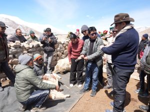 Chief Secretary Reviews Developmental Needs in Border Villages of Nyoma Sub-Division.