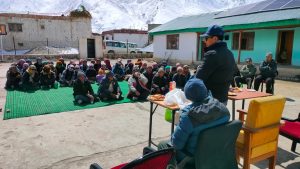 EC Tashi Appreciates VEC members for increasing roll in Govt School in Zanskar.