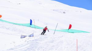Inaugural Ceremony of Ladakh’s First-Ever State Open Snow Ski Championship Held at Umba Yarzah.