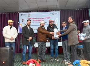 CEC Kargil Attends Football for Schools Programme at PM SHRI JNV Kargil.