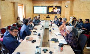 Chief Secretary reviews Hon’ble LG action tracker status in Leh.