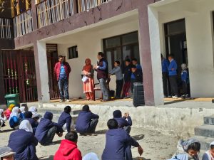 Director, School Education takes stock of functioning of schools in Kargil.