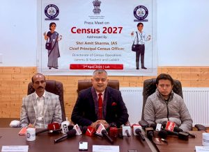 Amit Sharma unveils maiden Census 2027 roadmap in Ladakh after getting UT status & provisioning of two census data workstations to boost grassroot planning.