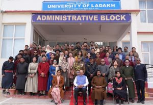 L-G Vinai Kumar Saxena visits University of Ladakh Campus at Taru Emphasises academic excellence, research and student welfare.