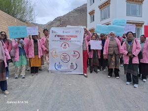 As per the directions of the District Programme Officer, ICDS Project, Leh, the ICDS Project Khaltse successfully launched Poshan Pakhwada.