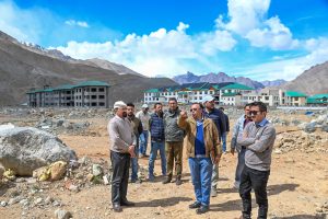 CEC Kargil Inspects Preparations at District Hospital Ahead of Hon’ble LG’s Visit.