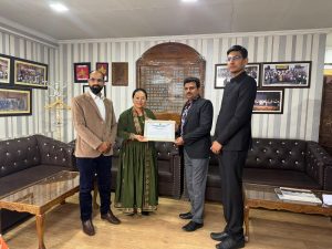 IGNOU LSC Leh Coordinator Conferred with Best Coordinator Award.