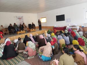 On the third day of Poshan Pakhwada, an event was successfully conducted at Chuchot with the active participation of more than 80 individuals