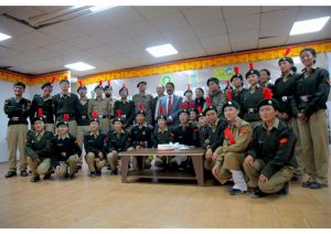 NCC Combined Ceremony conducts at EJM College Leh.