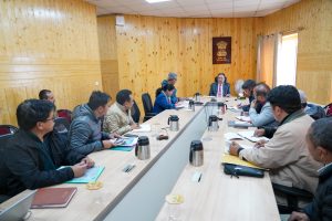 Chief Secretary Ashish Kundra Chairs Meeting to Strengthen Collection and Production Processes of Pashmina in Ladakh.