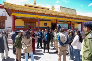SSP Security reviews Preparations for Sacred Buddha Relics Exposition in Leh.