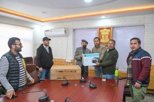 CEC Kargil Hands Over IT Equipment to Health Department for HMIS Implementation.