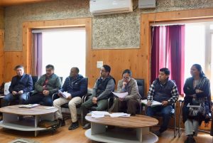 Administrative Secretary PWD Chairs Meeting on Formulation of Annual Action Plan under SDP/State Sector Plan 2026–27.