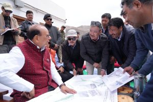 L-G Vinai Kumar Saxena inspects Igoo-Phey Irrigation Canal, reviews irrigation and hydropower infrastructure