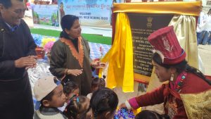 Inauguration of Ladakh Model High School Igoo held with enthusiasm.