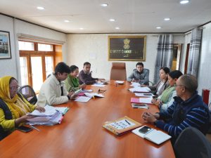 Review Meeting on Vibrant Villages Programme-I Held at DC Office Leh.
