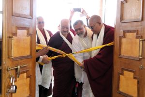Exhibition on Guru Padmasambhava (in Bhoti) inaugurated at Dharma Centre by International Buddhist Confederation.
