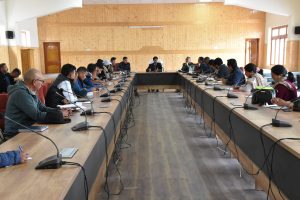 The Deputy Commissioner, Nubra, Shri Mukul Beniwal, IAS, convened an introductory meeting with officers and officials of the Nubra, including the newly appointed Superintendent of Police, Nubra, Shri Stanzin Losal, JKPS, following his assumption of charge.