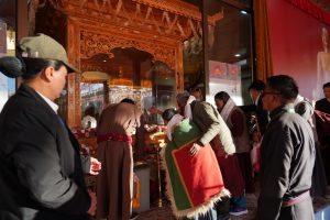 Second Day witnesses Large Gatherings for Sacred Relics Veneration in Leh.