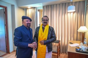 CEC Kargil, Dr. Mohd Jaffer Akhoon calls upon Minister of State for Minority Affairs and Fisheries, Animal Husbandry and Dairying, Shri George Kurian.