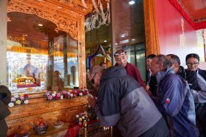 Public Veneration of Sacred Relics of Tathagata Buddha Begins at Jivetsal with Devotion and Reverence .