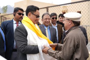 CEC Kargil Dr. Mohd Jaffer Akhoon Meets Union Minister Shri Kiren Rijiju in Leh.