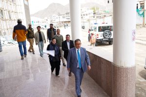 Chief Secretary Inspects Ongoing Works at Geysar Palace and New Secretariat Building.