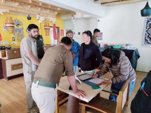 Following the order issued by the Sub-Divisional Magistrate, Nubra for monitoring and checking of essential commodities, a market inspection was conducted in Tehsil Diskit.