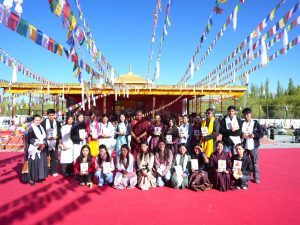 Thousands Gather at Jivetsal as Sacred Buddha Relics Draw Devotees on Eighth Day.