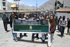 Massive Cleanliness Drive and Awareness Rally Held in Zanskar under Swachh Bharat Abhiyan.