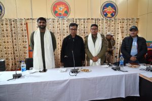 Executive Councilor Zanskar Development Authority, Er. Punchok Tashi Facilitates Newly Appointed DC & SP of Zanskar District.